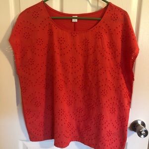 Old Navy Eyelet-Front Dolman-Sleeve Top for Women